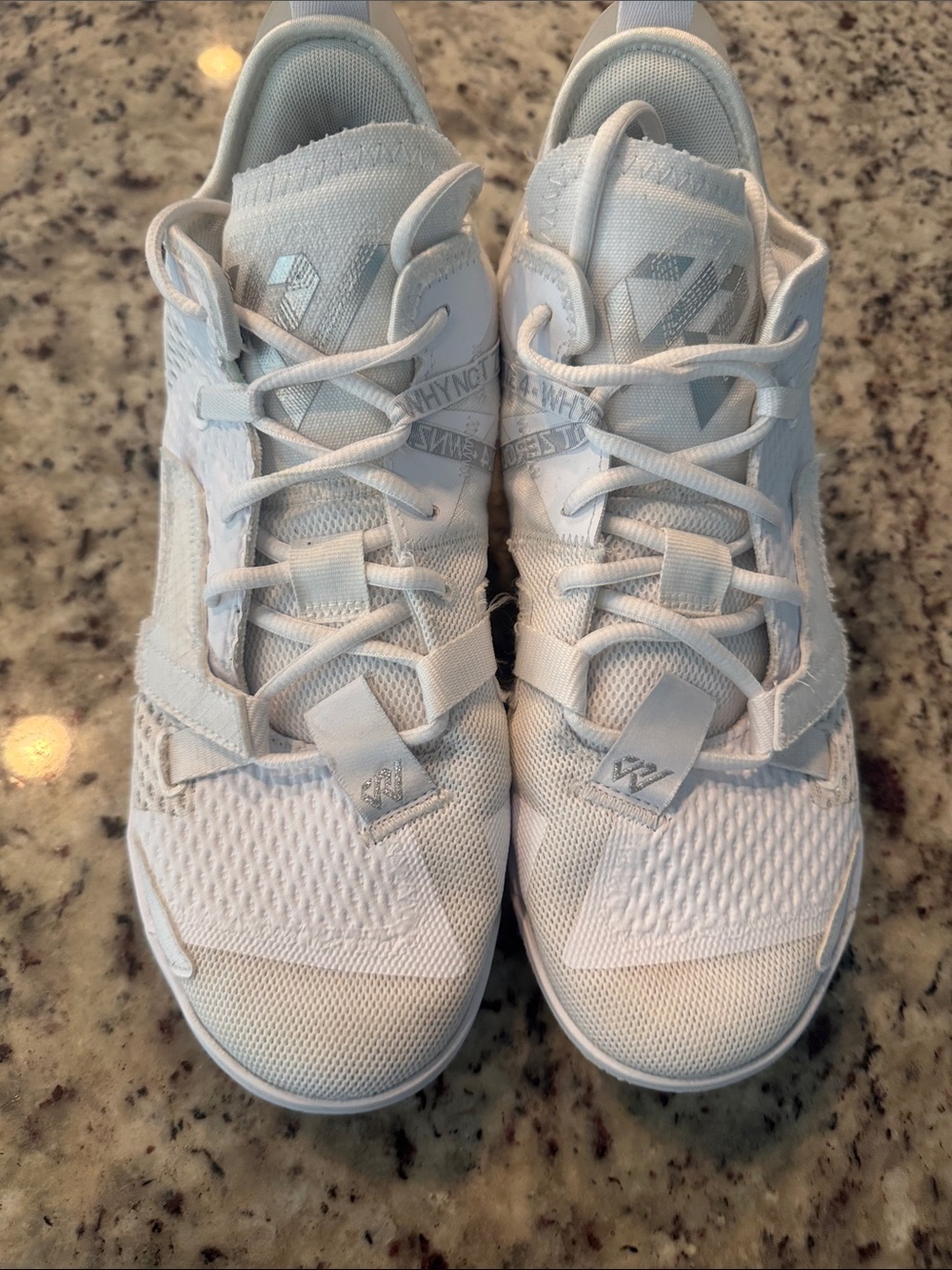 Men’s Jordan size 9.5 All-White All white basketball shoes